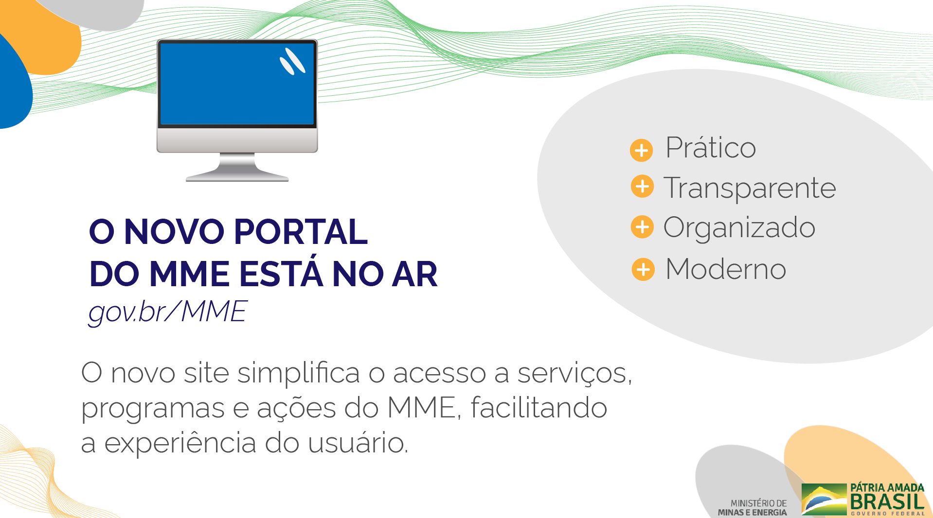 MME lança novo site integrado ao portal gov.br